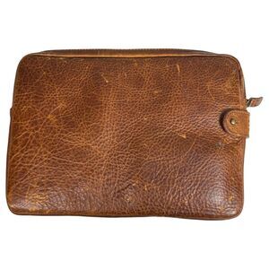 Moore & Giles Leather Tech Pocket Titan Milled Brown Rechargeable Battery